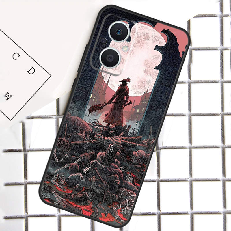 غطاء حماية بتصميم Bloodborne D - مراجعة Oppo Reno 12 وسعره