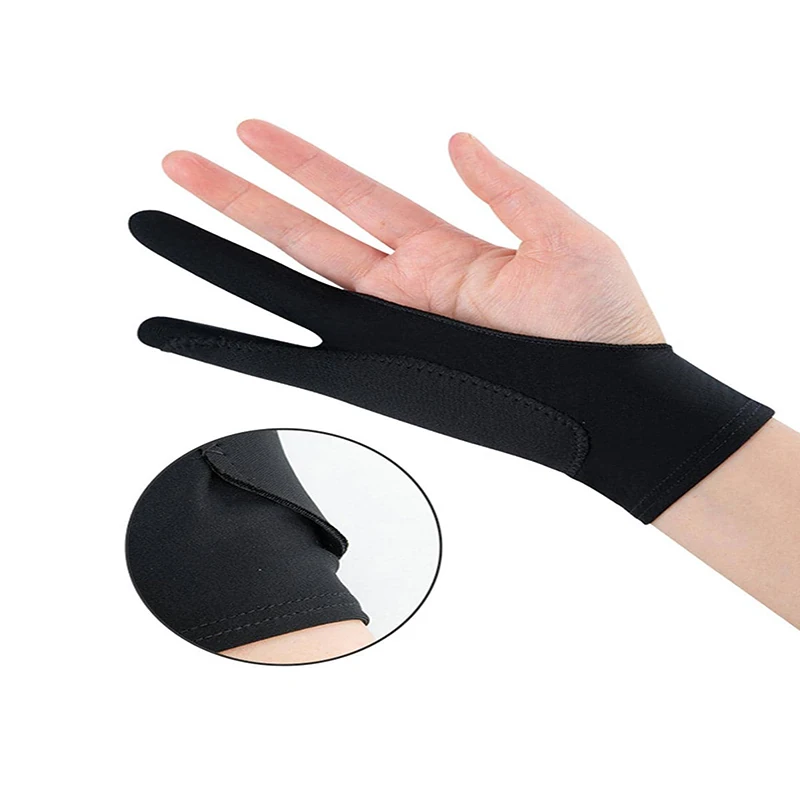 1/2 طبقات الفن 2 إصبع مكافحة ا - مراجعة Drawing Glove Artist وسعره