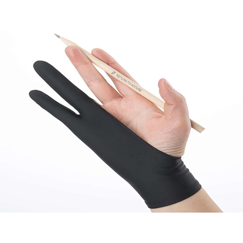 1/2 طبقات الفن 2 إصبع مكافحة ا - مراجعة Drawing Glove Artist وسعره